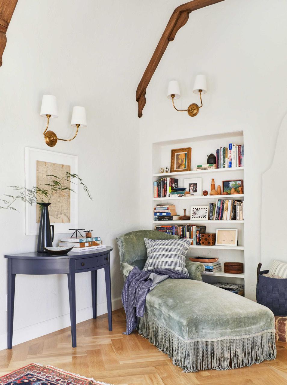 Emily Henderson Modern English Cottage Tudor Living Room Reveal6